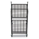 Bostitch® wholesale. Stowaway Folding Carts, 2 Shelves, 35w X 37.25d X 22h, Black, 250 Lb Capacity. HSD Wholesale: Janitorial Supplies, Breakroom Supplies, Office Supplies.