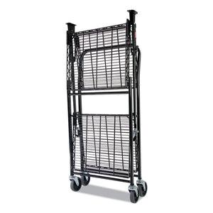 Bostitch® wholesale. Stowaway Folding Carts, 2 Shelves, 29.63w X 37.25d X 18h, Black, 250 Lb Capacity. HSD Wholesale: Janitorial Supplies, Breakroom Supplies, Office Supplies.