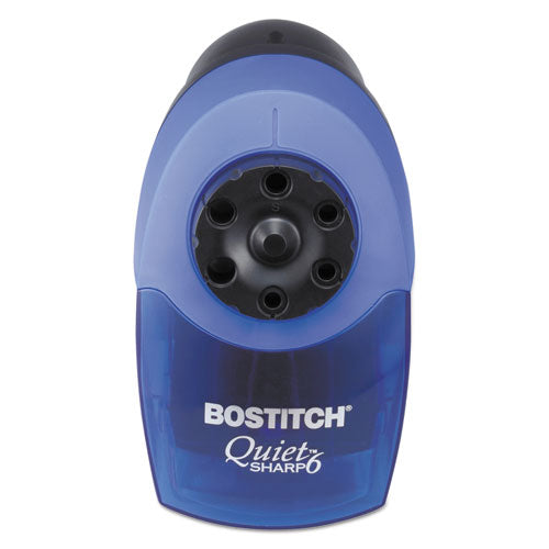 Bostitch® wholesale. Quietsharp 6 Classroom Electric Pencil Sharpener, Ac-powered, 6.13" X 10.69" X 9", Blue. HSD Wholesale: Janitorial Supplies, Breakroom Supplies, Office Supplies.