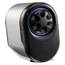 Load image into Gallery viewer, Bostitch® wholesale. Quietsharp Glow Classroom Electric Pencil Sharpener, Ac-powered, 6.13&quot; X 10.69&quot; X 9&quot;, Silver-black. HSD Wholesale: Janitorial Supplies, Breakroom Supplies, Office Supplies.