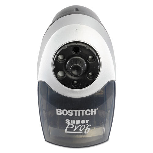 Bostitch® wholesale. Super Pro 6 Commercial Electric Pencil Sharpener, Ac-powered, 6.13" X 10.69" X 9", Gray-black. HSD Wholesale: Janitorial Supplies, Breakroom Supplies, Office Supplies.