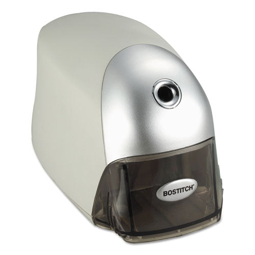 Bostitch® wholesale. Quietsharp Executive Electric Pencil Sharpener, Ac-powered, 4" X 7.5" X 5", Gray. HSD Wholesale: Janitorial Supplies, Breakroom Supplies, Office Supplies.