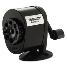 Load image into Gallery viewer, Bostitch® wholesale. Antimicrobial Manual Pencil Sharpener, Manual, 5.44&quot; X 2.69&quot; X 4.33&quot;, Black. HSD Wholesale: Janitorial Supplies, Breakroom Supplies, Office Supplies.