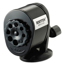 Load image into Gallery viewer, Bostitch® wholesale. Antimicrobial Manual Pencil Sharpener, Manual, 5.44&quot; X 2.69&quot; X 4.33&quot;, Black. HSD Wholesale: Janitorial Supplies, Breakroom Supplies, Office Supplies.