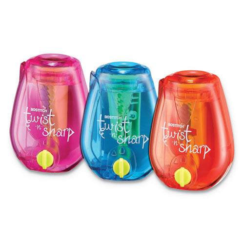 Bostitch® wholesale. Twist-n-sharp Pencil Sharpener, One-hole, 3.5