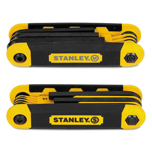 Stanley® wholesale. Stanley Folding Metric And Sae Hex Keys, 2-pk. HSD Wholesale: Janitorial Supplies, Breakroom Supplies, Office Supplies.