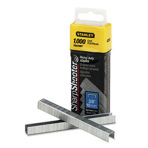 Stanley® wholesale. Stanley Sharpshooter Heavy-duty Tacker Staples, 0.38" Leg, 0.5" Crown, Steel, 1,000-box. HSD Wholesale: Janitorial Supplies, Breakroom Supplies, Office Supplies.