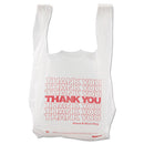 Barnes Paper Company wholesale. Thank You High-density Shopping Bags, 8" X 16", White, 2,000-carton. HSD Wholesale: Janitorial Supplies, Breakroom Supplies, Office Supplies.