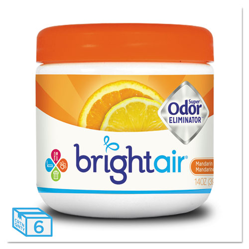BRIGHT Air® wholesale. Super Odor Eliminator, Mandarin Orange And Fresh Lemon, 14 Oz, 6-carton. HSD Wholesale: Janitorial Supplies, Breakroom Supplies, Office Supplies.
