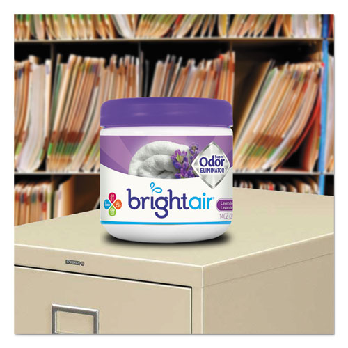 BRIGHT Air® wholesale. Super Odor Eliminator, Lavender And Fresh Linen, Purple, 14 Oz, 6-carton. HSD Wholesale: Janitorial Supplies, Breakroom Supplies, Office Supplies.