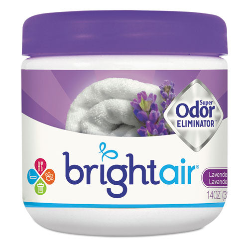 BRIGHT Air® wholesale. Super Odor Eliminator, Lavender And Fresh Linen, Purple, 14 Oz, 6-carton. HSD Wholesale: Janitorial Supplies, Breakroom Supplies, Office Supplies.