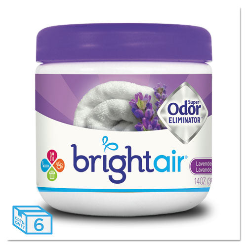 BRIGHT Air® wholesale. Super Odor Eliminator, Lavender And Fresh Linen, Purple, 14 Oz, 6-carton. HSD Wholesale: Janitorial Supplies, Breakroom Supplies, Office Supplies.