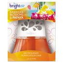 BRIGHT Air® wholesale. Scented Oil Air Freshener, Hawaiian Blossoms And Papaya, Orange, 2.5 Oz, 6-carton. HSD Wholesale: Janitorial Supplies, Breakroom Supplies, Office Supplies.