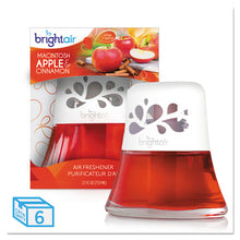 Load image into Gallery viewer, BRIGHT Air® wholesale. Scented Oil Air Freshener, Macintosh Apple And Cinnamon, Red, 2.5 Oz, 6-carton. HSD Wholesale: Janitorial Supplies, Breakroom Supplies, Office Supplies.