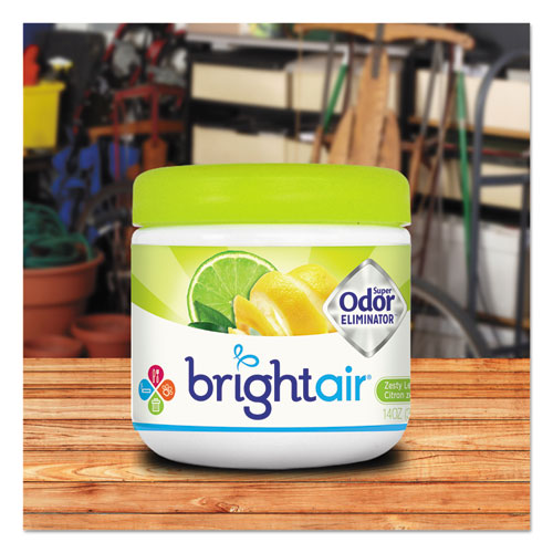 BRIGHT Air® wholesale. Super Odor Eliminator, Zesty Lemon And Lime, 14 Oz, 6-carton. HSD Wholesale: Janitorial Supplies, Breakroom Supplies, Office Supplies.