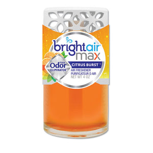 BRIGHT Air® wholesale. Max Scented Oil Air Freshener, Citrus Burst, 4 Oz. HSD Wholesale: Janitorial Supplies, Breakroom Supplies, Office Supplies.
