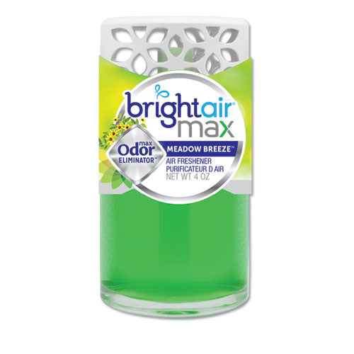BRIGHT Air® wholesale. Max Scented Oil Air Freshener, Meadow Breeze, 4 Oz, 6-carton. HSD Wholesale: Janitorial Supplies, Breakroom Supplies, Office Supplies.