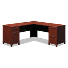 Load image into Gallery viewer, Bush® wholesale. Enterprise Collection L-desk Surface, 70.13&quot; X 70.13&quot; X 29.75&quot;, Harvest Cherry, (box 2 Of 2). HSD Wholesale: Janitorial Supplies, Breakroom Supplies, Office Supplies.