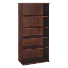 Load image into Gallery viewer, Bush® wholesale. Series C Collection 36w 5 Shelf Bookcase, Hansen Cherry. HSD Wholesale: Janitorial Supplies, Breakroom Supplies, Office Supplies.