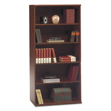 Load image into Gallery viewer, Bush® wholesale. Series C Collection 36w 5 Shelf Bookcase, Hansen Cherry. HSD Wholesale: Janitorial Supplies, Breakroom Supplies, Office Supplies.