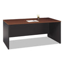 Bush® wholesale. Series C Collection Desk Shell, 71.13" X 29.38" X 29.88", Hansen Cherry-graphite Gray. HSD Wholesale: Janitorial Supplies, Breakroom Supplies, Office Supplies.