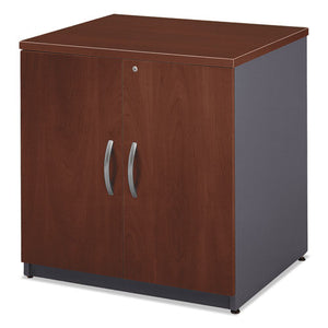 Bush® wholesale. Series C Collection 30w Storage Cabinet, Hansen Cherry. HSD Wholesale: Janitorial Supplies, Breakroom Supplies, Office Supplies.