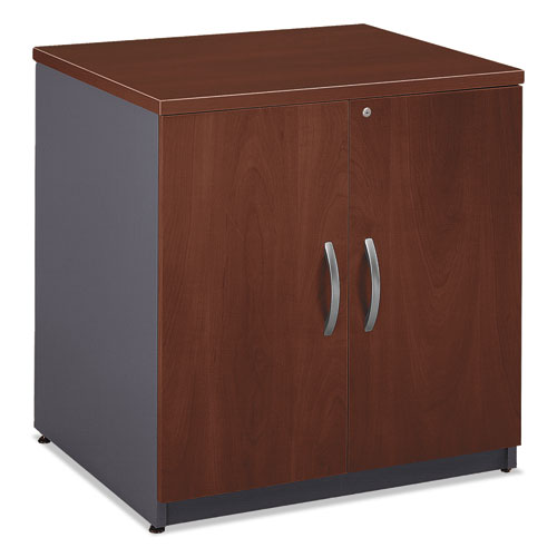 Bush® wholesale. Series C Collection 30w Storage Cabinet, Hansen Cherry. HSD Wholesale: Janitorial Supplies, Breakroom Supplies, Office Supplies.