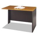 Bush® wholesale. Series C Collection 48w Return Bridge, Natural Cherry. HSD Wholesale: Janitorial Supplies, Breakroom Supplies, Office Supplies.