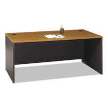 Load image into Gallery viewer, Bush® wholesale. Series C Collection Desk Shell, 71.13&quot; X 29.38&quot; X 29.88&quot;, Natural Cherry-graphite Gray. HSD Wholesale: Janitorial Supplies, Breakroom Supplies, Office Supplies.