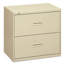 HON® wholesale. HON® 400 Series Two-drawer Lateral File, 36w X 18d X 28h, Putty. HSD Wholesale: Janitorial Supplies, Breakroom Supplies, Office Supplies.