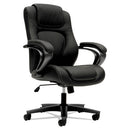 HON® wholesale. HON® Hvl402 Series Executive High-back Chair, Supports Up To 250 Lbs., Black Seat-black Back, Iron Gray Base. HSD Wholesale: Janitorial Supplies, Breakroom Supplies, Office Supplies.