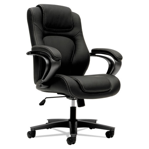 HON® wholesale. HON® Hvl402 Series Executive High-back Chair, Supports Up To 250 Lbs., Black Seat-black Back, Iron Gray Base. HSD Wholesale: Janitorial Supplies, Breakroom Supplies, Office Supplies.