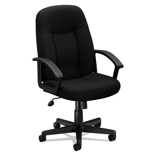 HON® wholesale. HON® Hvl601 Series Executive High-back Chair, Supports Up To 250 Lbs., Black Seat-black Back, Black Base. HSD Wholesale: Janitorial Supplies, Breakroom Supplies, Office Supplies.