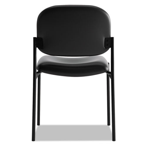 HON® wholesale. HON® Vl606 Stacking Guest Chair Without Arms, Black Seat-black Back, Black Base. HSD Wholesale: Janitorial Supplies, Breakroom Supplies, Office Supplies.