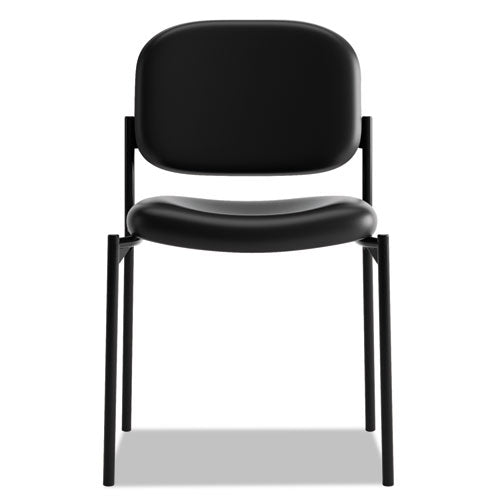 HON® wholesale. HON® Vl606 Stacking Guest Chair Without Arms, Black Seat-black Back, Black Base. HSD Wholesale: Janitorial Supplies, Breakroom Supplies, Office Supplies.