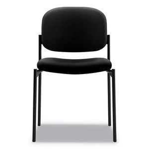 HON® wholesale. HON® Vl606 Stacking Guest Chair Without Arms, Black Seat-black Back, Black Base. HSD Wholesale: Janitorial Supplies, Breakroom Supplies, Office Supplies.