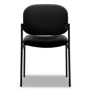 HON® wholesale. HON® Vl606 Stacking Guest Chair Without Arms, Black Seat-black Back, Black Base. HSD Wholesale: Janitorial Supplies, Breakroom Supplies, Office Supplies.