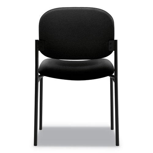 HON® wholesale. HON® Vl606 Stacking Guest Chair Without Arms, Black Seat-black Back, Black Base. HSD Wholesale: Janitorial Supplies, Breakroom Supplies, Office Supplies.
