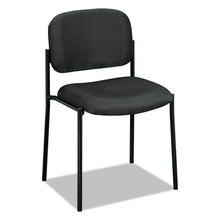 Load image into Gallery viewer, HON® wholesale. HON® Vl606 Stacking Guest Chair Without Arms, Charcoal Seat-charcoal Back, Black Base. HSD Wholesale: Janitorial Supplies, Breakroom Supplies, Office Supplies.