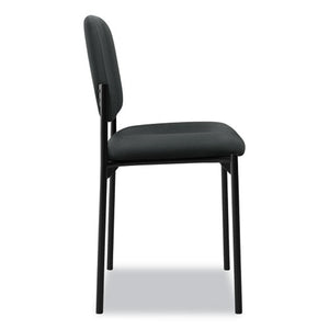 HON® wholesale. HON® Vl606 Stacking Guest Chair Without Arms, Charcoal Seat-charcoal Back, Black Base. HSD Wholesale: Janitorial Supplies, Breakroom Supplies, Office Supplies.