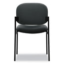 HON® wholesale. HON® Vl606 Stacking Guest Chair Without Arms, Charcoal Seat-charcoal Back, Black Base. HSD Wholesale: Janitorial Supplies, Breakroom Supplies, Office Supplies.