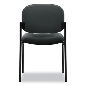 HON® wholesale. HON® Vl606 Stacking Guest Chair Without Arms, Charcoal Seat-charcoal Back, Black Base. HSD Wholesale: Janitorial Supplies, Breakroom Supplies, Office Supplies.