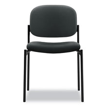 Load image into Gallery viewer, HON® wholesale. HON® Vl606 Stacking Guest Chair Without Arms, Charcoal Seat-charcoal Back, Black Base. HSD Wholesale: Janitorial Supplies, Breakroom Supplies, Office Supplies.