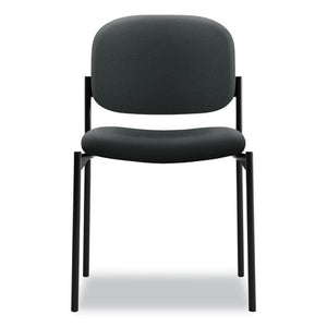 HON® wholesale. HON® Vl606 Stacking Guest Chair Without Arms, Charcoal Seat-charcoal Back, Black Base. HSD Wholesale: Janitorial Supplies, Breakroom Supplies, Office Supplies.