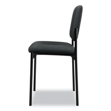 Load image into Gallery viewer, HON® wholesale. HON® Vl606 Stacking Guest Chair Without Arms, Charcoal Seat-charcoal Back, Black Base. HSD Wholesale: Janitorial Supplies, Breakroom Supplies, Office Supplies.