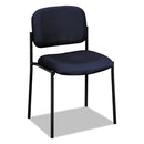 HON® wholesale. HON® Vl606 Stacking Guest Chair Without Arms, Navy Seat-navy Back, Black Base. HSD Wholesale: Janitorial Supplies, Breakroom Supplies, Office Supplies.