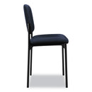 HON® wholesale. HON® Vl606 Stacking Guest Chair Without Arms, Navy Seat-navy Back, Black Base. HSD Wholesale: Janitorial Supplies, Breakroom Supplies, Office Supplies.