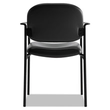 Load image into Gallery viewer, HON® wholesale. HON® Vl616 Stacking Guest Chair With Arms, Black Seat-black Back, Black Base. HSD Wholesale: Janitorial Supplies, Breakroom Supplies, Office Supplies.
