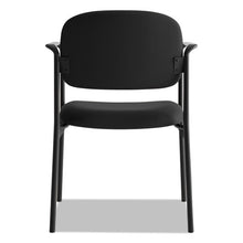 Load image into Gallery viewer, HON® wholesale. HON® Vl616 Stacking Guest Chair With Arms, Black Seat-black Back, Black Base. HSD Wholesale: Janitorial Supplies, Breakroom Supplies, Office Supplies.