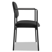 Load image into Gallery viewer, HON® wholesale. HON® Vl616 Stacking Guest Chair With Arms, Black Seat-black Back, Black Base. HSD Wholesale: Janitorial Supplies, Breakroom Supplies, Office Supplies.